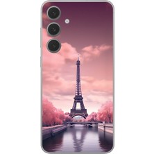 Dali Design Samsung Galaxy S24 Uyumlu Şeffaf Kılıf Paris 3 Tasarımlı
