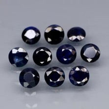 Aries 3.00 ct 3.8 To 4 mm 10PCS Lot Round Natural Sapphire