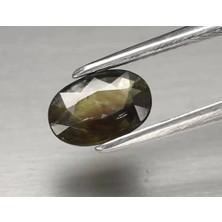 Aries 1.21 ct 8.3x5.6 mm Oval Green Sapphire Unheated Thailand