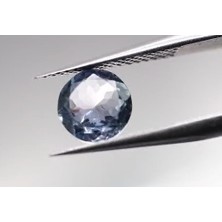 Aries 1.51 ct 7.1 mm Round Natural Violet Blue Tanzanite , Tanzania