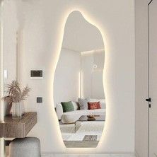 Cg Home Boy Aynası Ledli, Asimetrik Ayna, Boy Aynası, Ledli Ayna, Duvar Aynası, Günışığı LED
