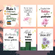 6'lı Islami Motto Kartlar