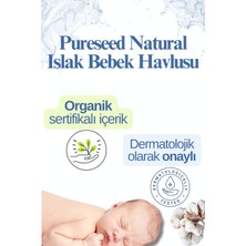Organik Içerikli %99 Saf Su Bebek Islak Havlusu 8X60