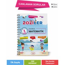 Zoziler 1. Sınıf Mat Soru Bankası - Türkçe Soru Bankası - Resimli Ingilizce Sözlük - 1DEN2YE Defter