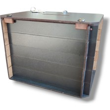 Demotasarım Kumbara - Parabox Ahşap Tip Box (Siyah)