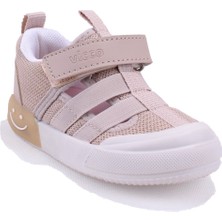 Vicco Momo 346P24Y145 Bej Ortopedik Günlük Işıklı Erkek Çocuk Spor Ayakkabı