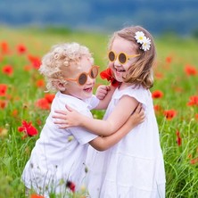 Pixter&Bro 2'li Yuvarlak Trend Erkek ve Kız Çocuk Parti Etkinlik Moda Gözlükleri