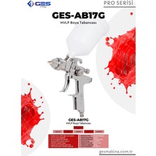 Ges Pro AB17G (1.8mm) Üstten Depolu Boya Tabancası
