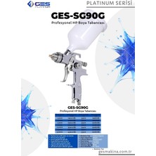 Ges Platınum 90G Üstten Depolu Hp Profesyonel Boya Tabancası