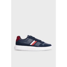 Tommy Hilfiger Süet Detaylı Logolu Sneaker Ayakkabı Erkek Ayakkabı FM0FM04889 C1G