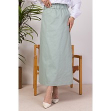 İlkimay.com Benja Beli Lastikli Gabardin Etek 1405 - Mint