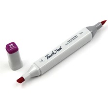 Depposite Touchliit Çift Taraflı Marker Kalem Vivid Reddish Purple RP86