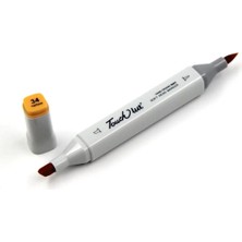 Depposite Touchliit Çift Taraflı Marker Kalem Yellow Y34