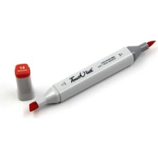 Depposite Touchliit Çift Taraflı Marker Kalem Vermillion R14