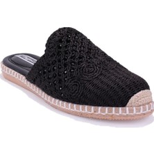 Dagoster DZA07-1155121 Siyah Triko Spor Kadın Terlik