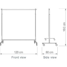 Manken İstanbul Yüksek Kalite Krom Kaplama Metal Orta Stand