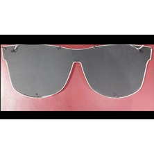 Es Dekor Kırmızı Pembe Gözlük Duvar Çerçeve 50 x 17,5 cm  Eğlenceli Komik Hediyelik Çift Fotoğraf 1 Adet