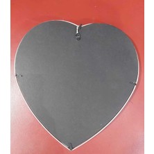 Es Dekor Kırmızı Kalp Çerçeve Duvar Tipi 22 x 20 Fotoğraf Sevgililer Günü Valentine's Day Aşk Hediyelik 1 Adet