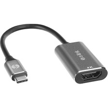 S-link Swapp SW-U512 Gri Metal Type-C to 4K HDMI Çevirici Adaptör