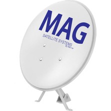 Mag 60 cm Ofset Beyaz Çanak Anten (Küçük MOUNT)(10LU Paket)