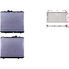 Su Radyatörü - 17700-73KA0 Wisco - Suzuki splash 1.0-1.2 08-/ Opel Agila B 1.0-12 08-14 Uyumlu