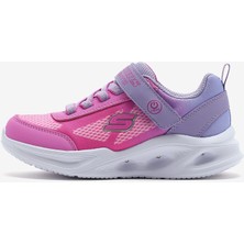 Skechers Skechers Sola Glow - Ombre Deluxe Büyük Kız Çocuk Lavanta/Pembe Işıklı Spor Ayakkabı 303714L Lvpk
