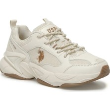 U.s. Polo Assn. Maybe Wmn 5fx Kadın Bej Sneaker Ayakkabı