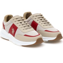 U.S. Polo Assn. Kadın Bej Spor Ayakkabı 50306275-VR011
