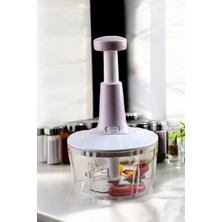 Manuel Üstten Basmalı El Rondosu Bas Kes - 3 Bıçaklı -Kilitlenebilir Pratik Rondo