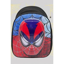 Tezzgelsin 2-6 Yaş Anaokulu Kreş Örümcek Adam 5d Kabartmalı Çocuk Günlük Sırt Çantası ve Okul Çantası