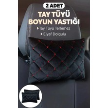 2'li Lüks Ortopedik Tay Tüylü Oto Seyahat Boyun Bastığı