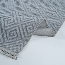Apex Halı Anemon Iskandinav Salon Halısı Mutfak Halısı Yolluk Dokuma Halı Tozumaz Gri Halı