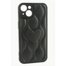 iPhone 15 Kalpli Lüx Silikon Kılıf