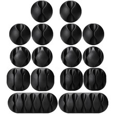 Yapışkanlı Kablo Sabitleyici Düzenleyici 16 Lı Paket