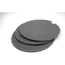 Tekli Hasır-Jüt Düz Amerikan Servis Supla 35CM x 35CM