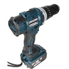 Bulldozer Blueforce Darbeli Akülü Şarjlı Vidalama Matkap 36VR 13MM Metal Mandren Çift Akülü