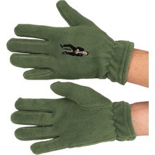 Mediterian Haki Uzun Polar Eldiven, Rahat ve Şık, Pamuklu Kumaş, BLL4775