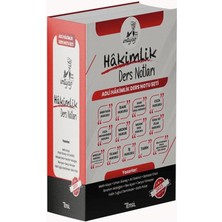 Imtiyaz Adli Hakimlik Ders Notları Seti
