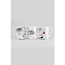 DREAM COLLECTION Kedi Özel Tasarım Porselen KUPA 300 ml