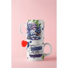 DREAM COLLECTION Blueberyy Özel Tasarım Porselen Kupa 300 ml