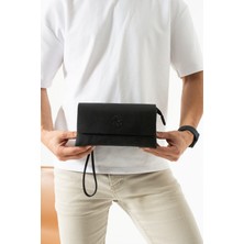 West Polo 5008 Kanvas  El Çantası El Portföyü Clutch Çanta