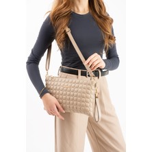 Sanmorris Sn 1424 Kadın Omuz Çantası  El Çantası Clutch Çanta Portföy Çanta