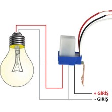 Sonreyon 12 Volt Fotosel Anahtar (Gece Yanar Gündüz Söner)