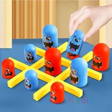 Kafalar Montesori Strateji Zeka Oyunu Eğitici Oyuncak Xox Tic Tac Toe