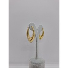 Çelik Halka Küpe 3,5 cm