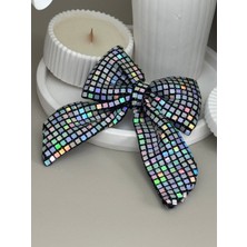 Sp Accessories Gri Klipsli Kurdele Fiyonklu Toka