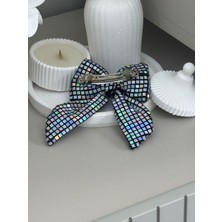 Sp Accessories Gri Klipsli Kurdele Fiyonklu Toka