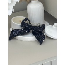 Sp Accessories Siyah Klipsli Kurdele Fiyonklu Toka