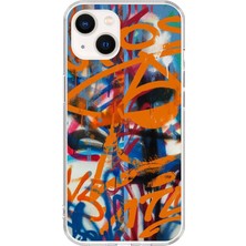 Dali Design iPhone 15 Uyumlu Şeffaf Kılıf Grafiti 2 Tasarımlı