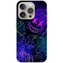 Dali Design iPhone 14 Pro Max Uyumlu Şeffaf Kılıf Grafiti 4 Tasarımlı